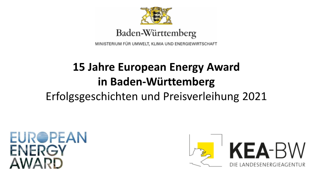 Preisträger Des European Energy Award