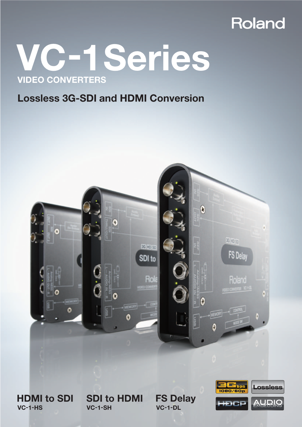 Lossless 3G-SDI and HDMI Conversion Lossless Conversion in the Palm of Your Hand