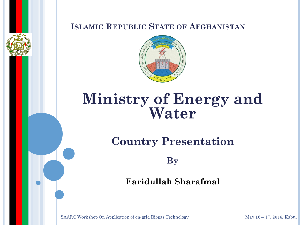 Ministry of Energy and Water