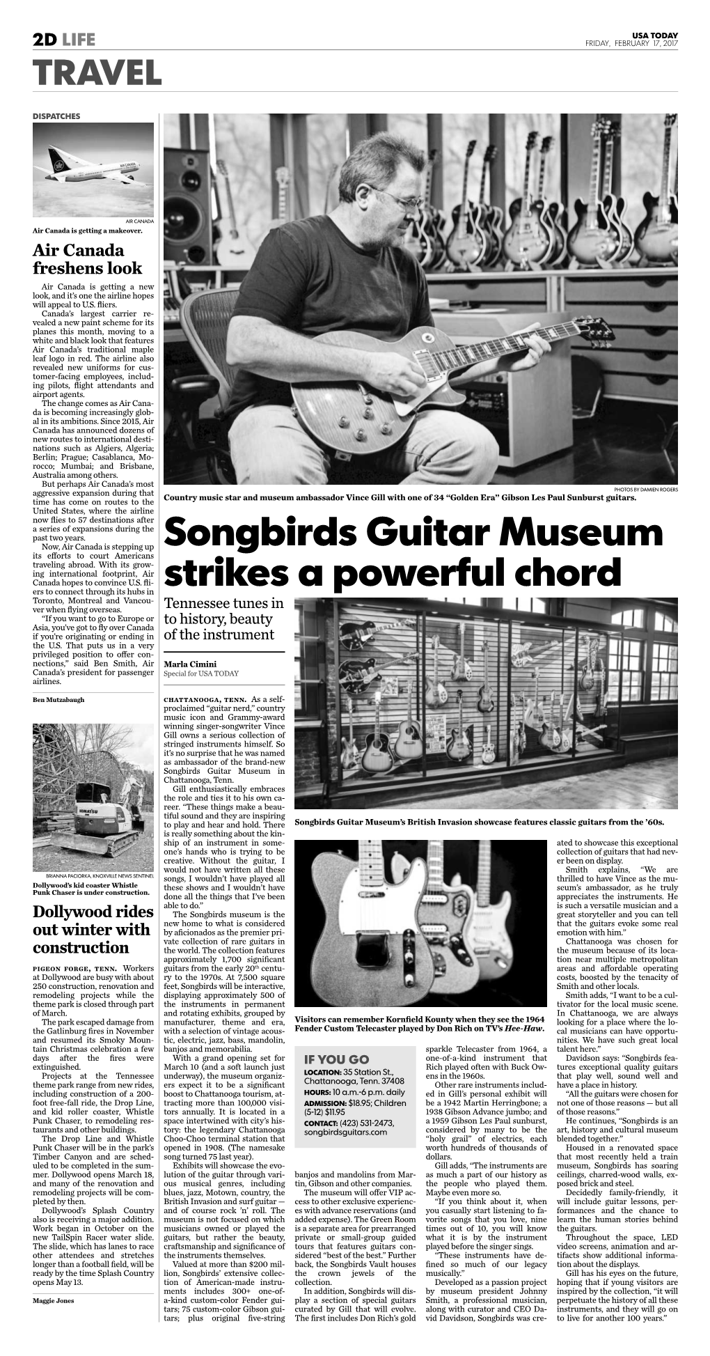 Songbirds Guitar Museum Strikes a Powerful Chord