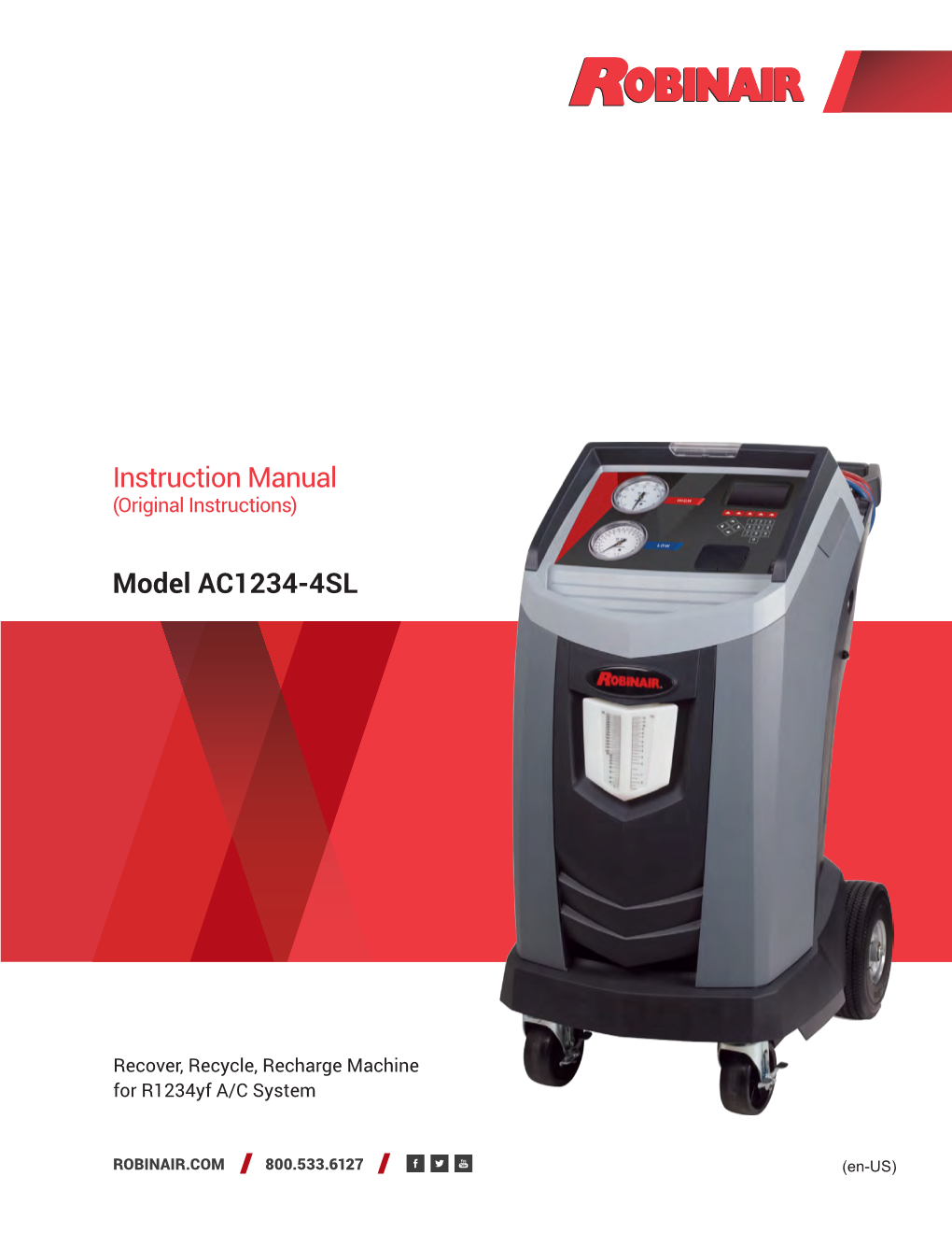 Instruction Manual Model AC1234-4SL
