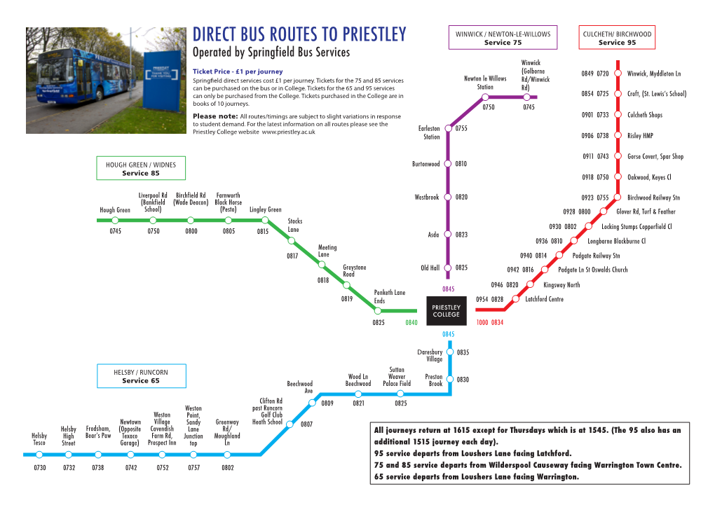 Direct Bus Routes to Priestley