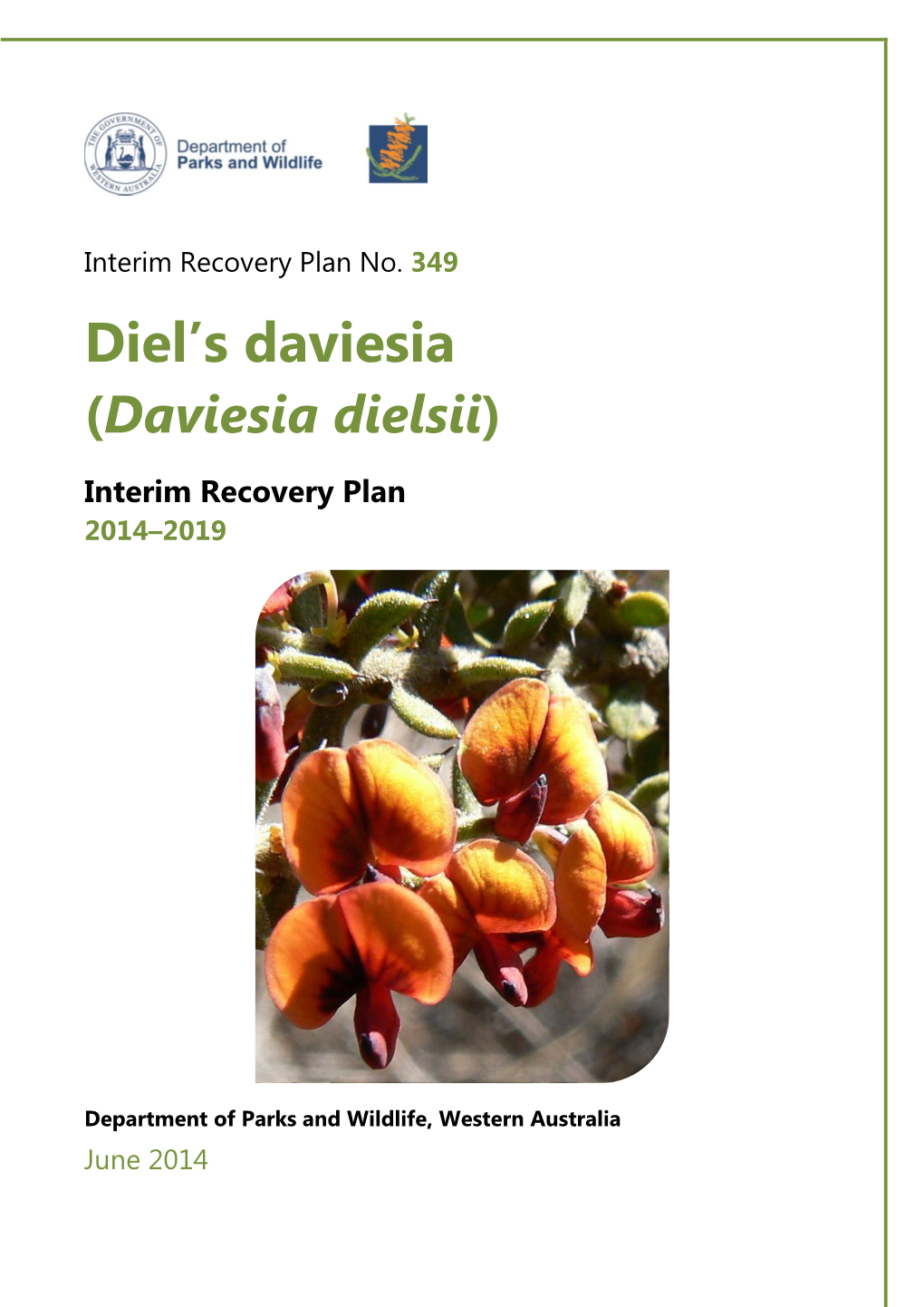 Daviesia Dielsii)