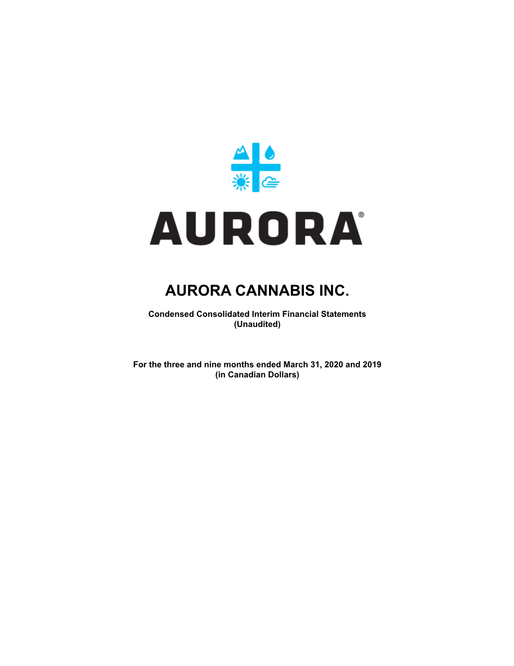 Aurora Cannabis Inc
