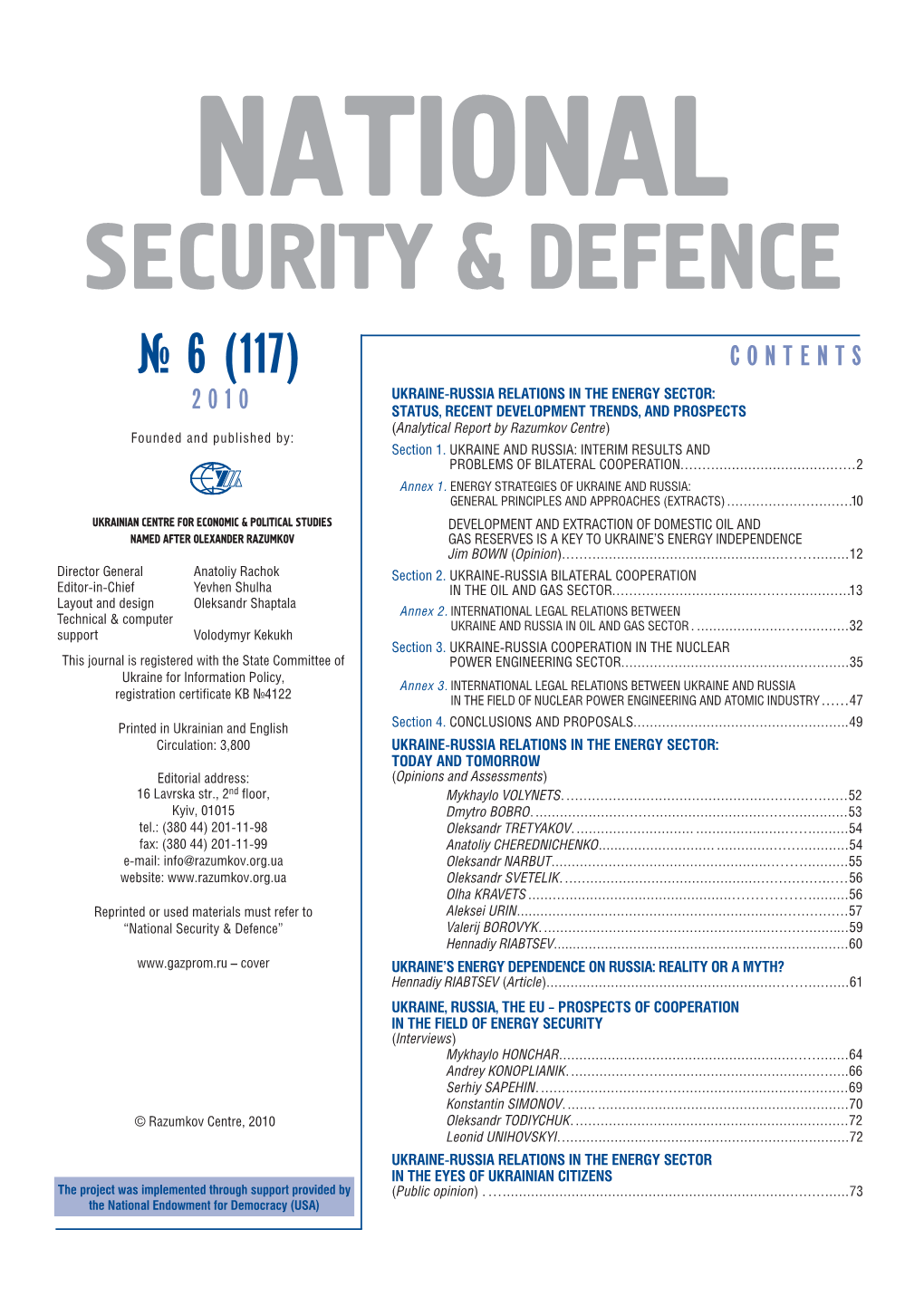 Security & Defence