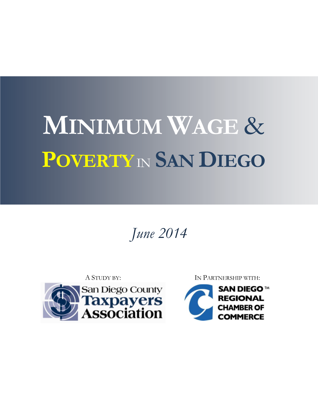 Minimum Wage & Poverty in San Diego
