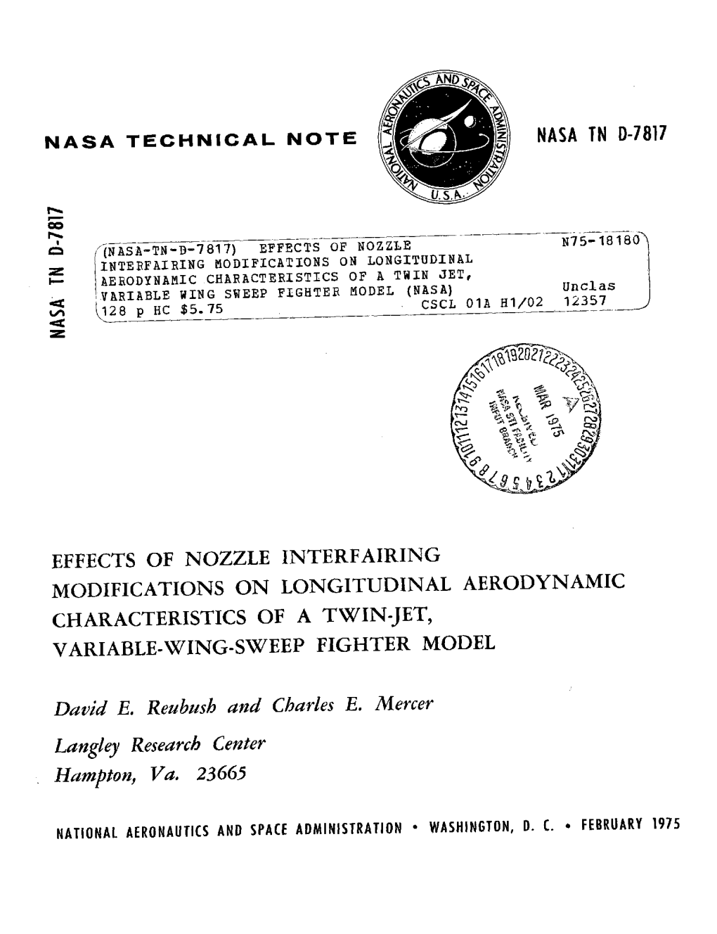 Variable-Wing-Sweep Fighter Model