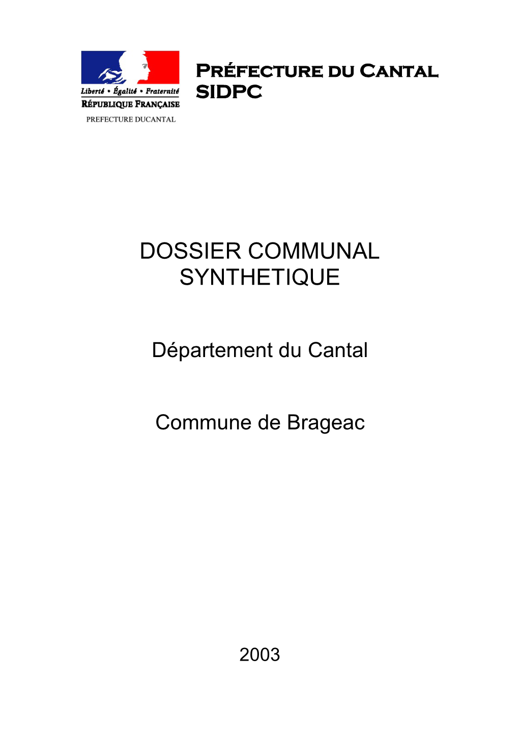 Dossier Communal Synthetique