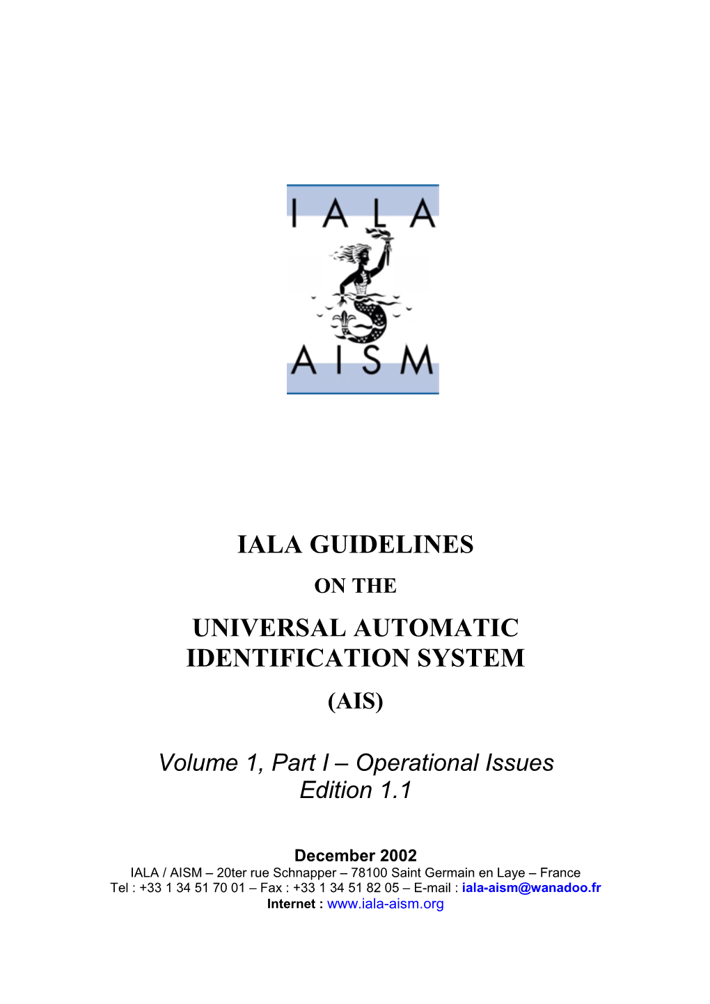 Iala Guidelines Universal Automatic Identification System