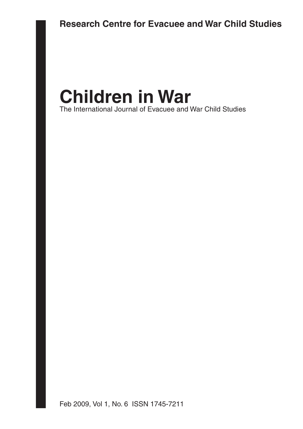 Children in War V1 N6.Vp