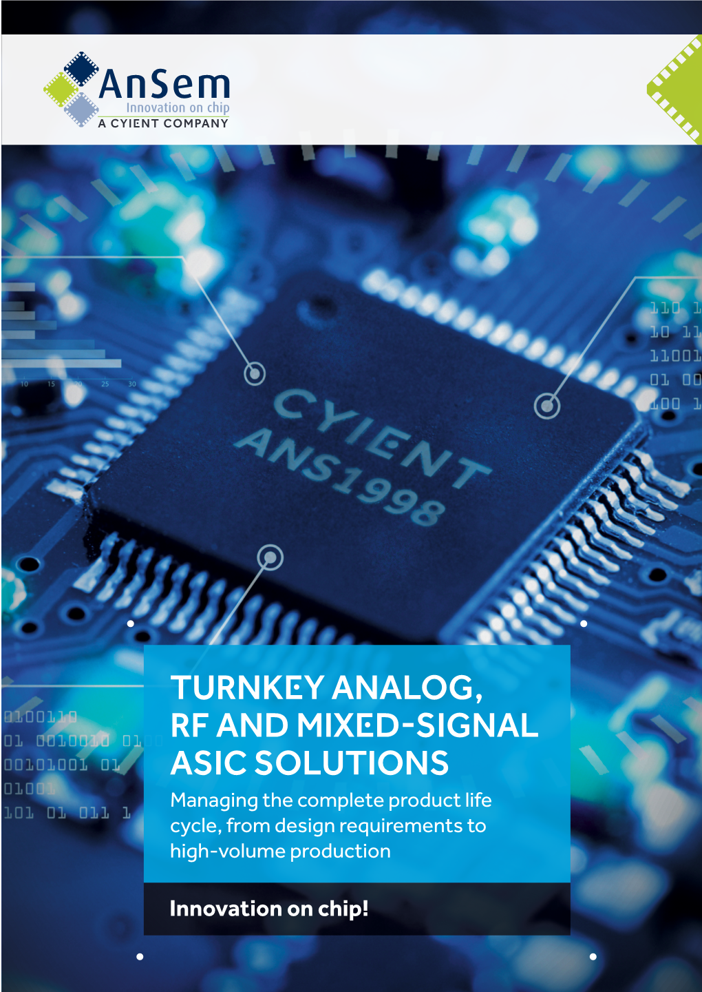 Turnkey Analog, RF and Mixed-Signal ASIC Solutions