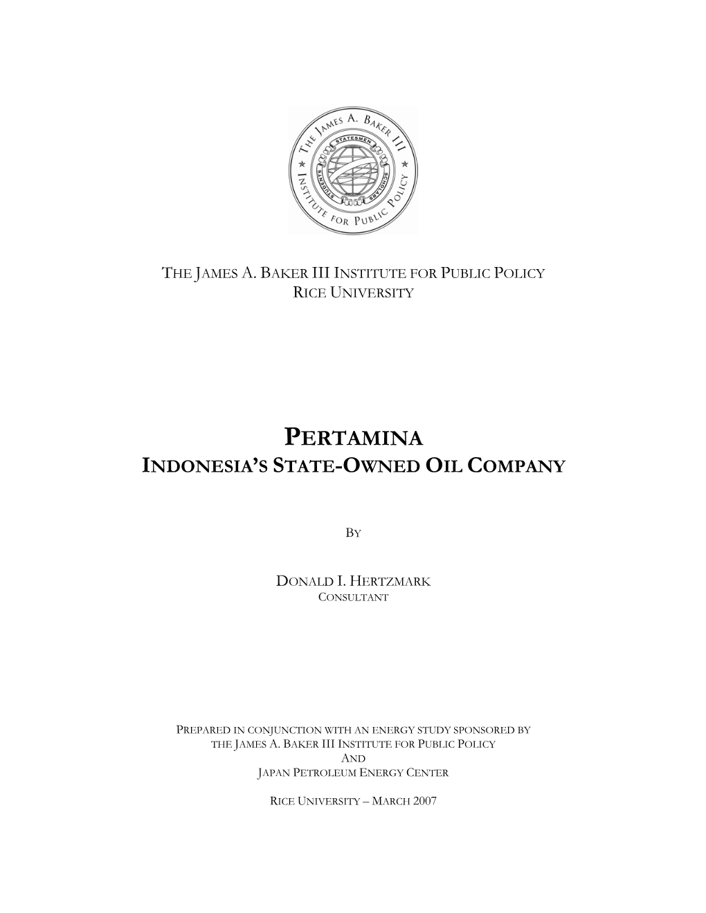 Pertamina Indonesia’S State-Owned Oil Company