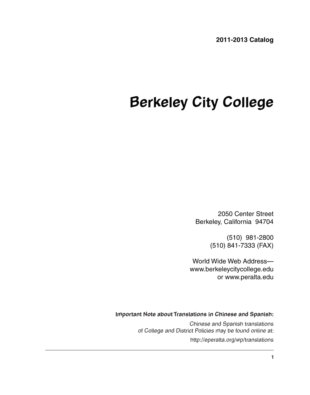 Berkeley City College