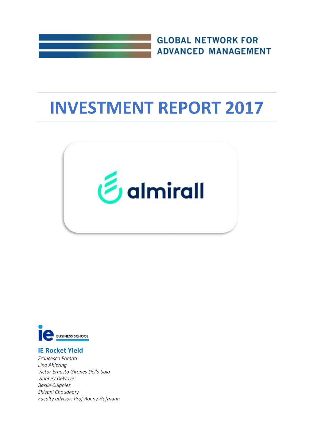 Investment Report 2017