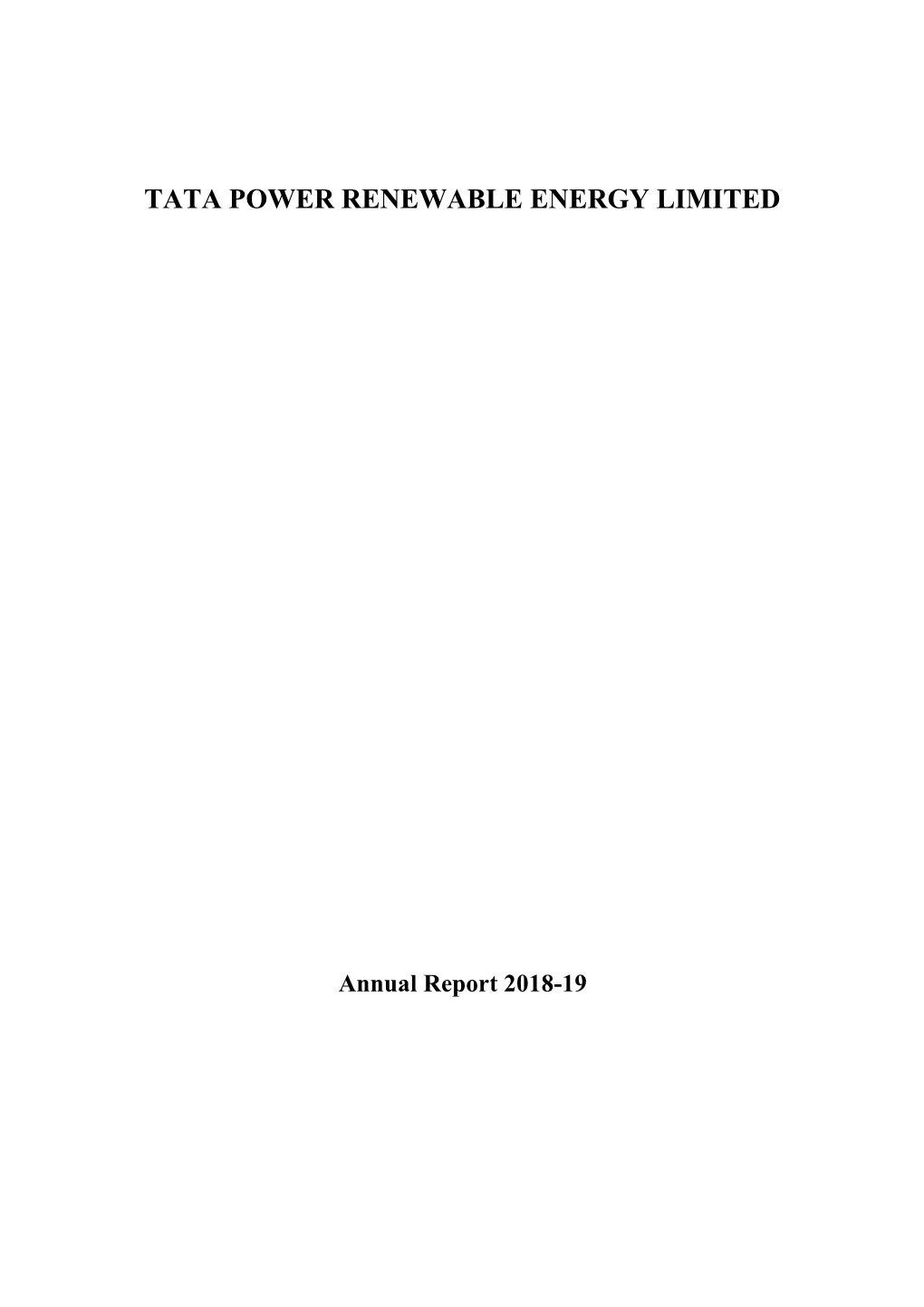 Tata Power Renewable Energy Limited