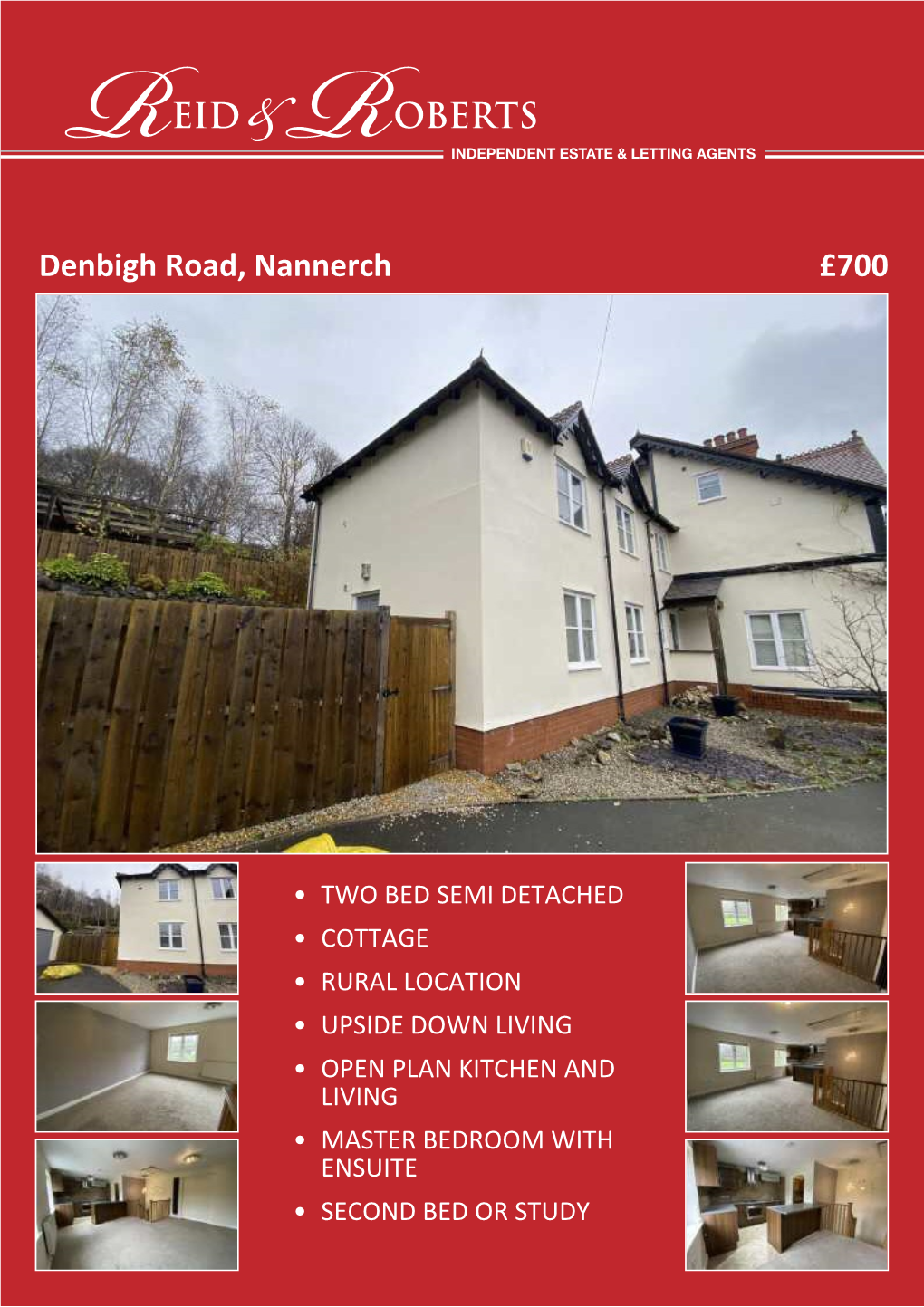 Denbigh Road, Nannerch £700