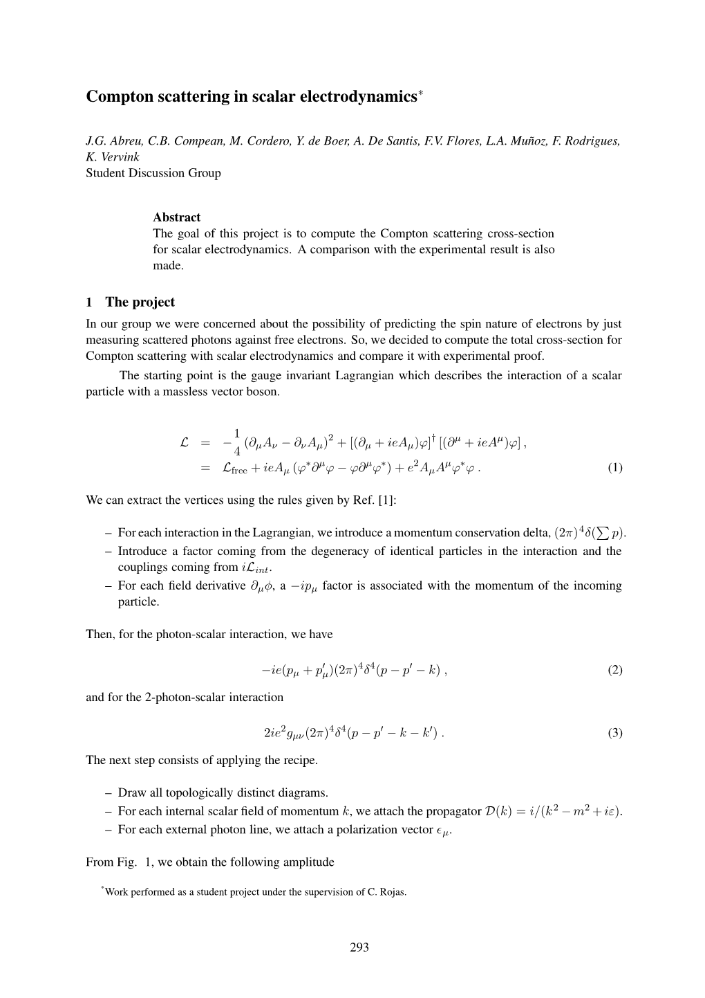 Compton Scattering in Scalar Electrodynamics∗