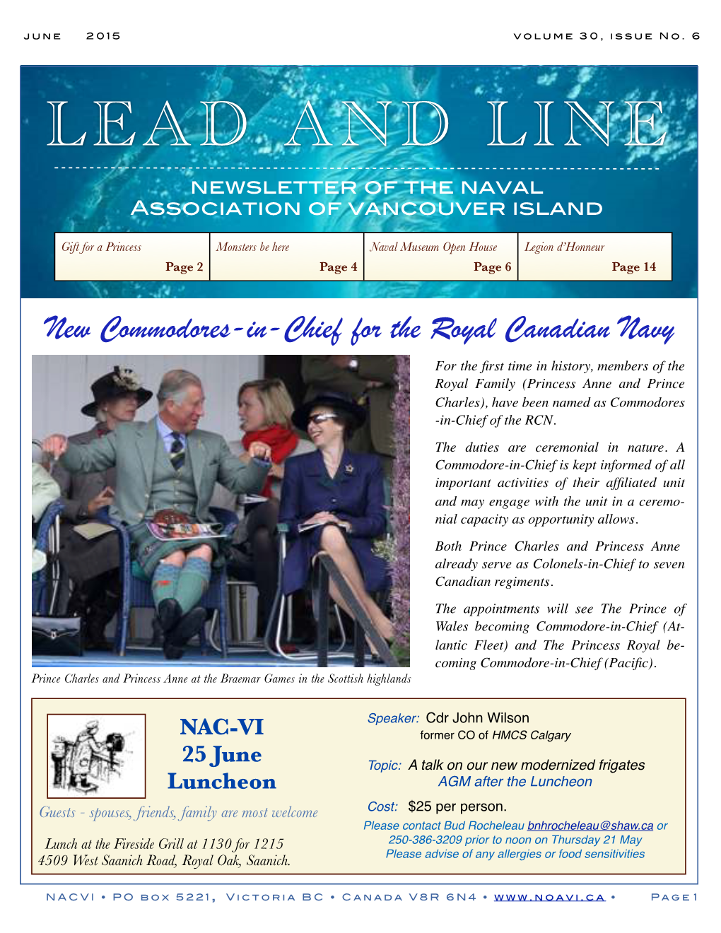 Lead and Line June