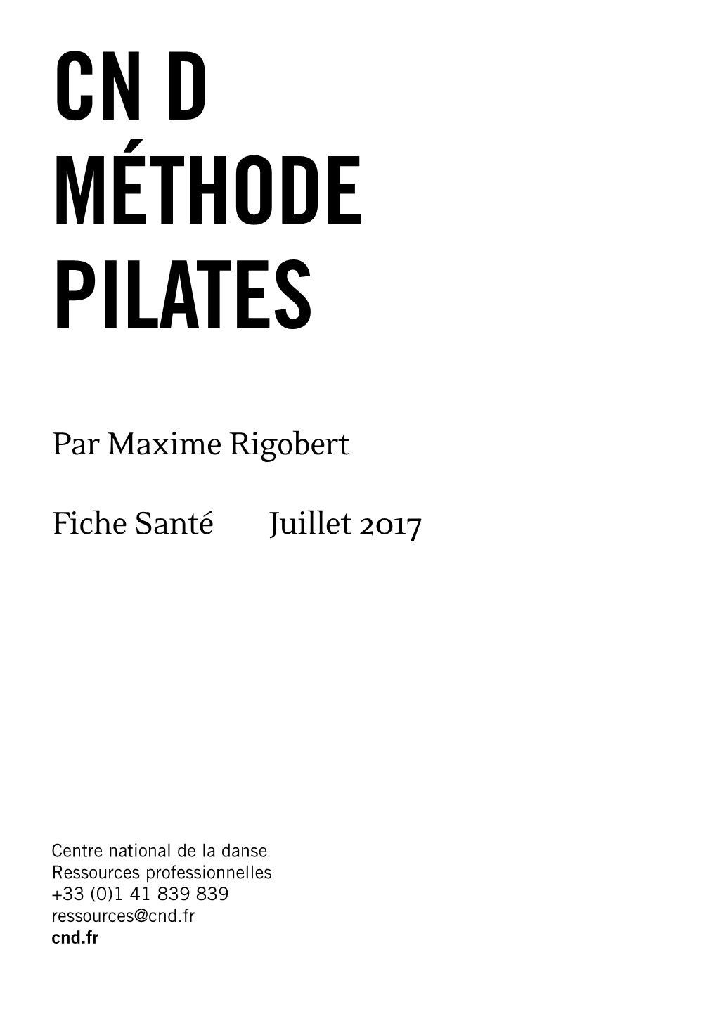 Méthode Pilates