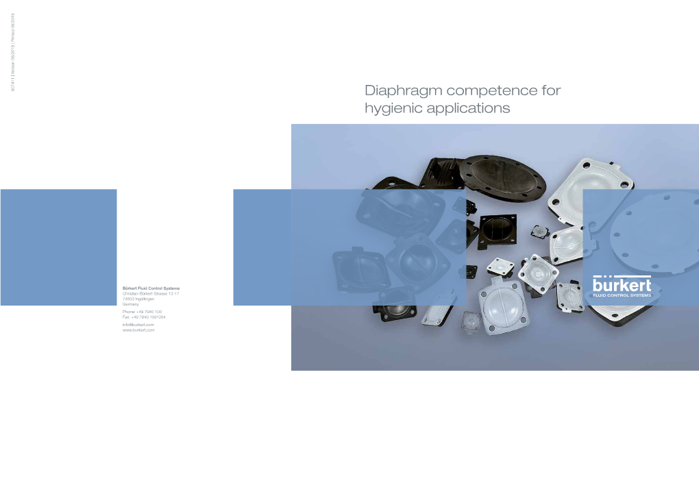 Diaphragm Competence for Hygienic Applications