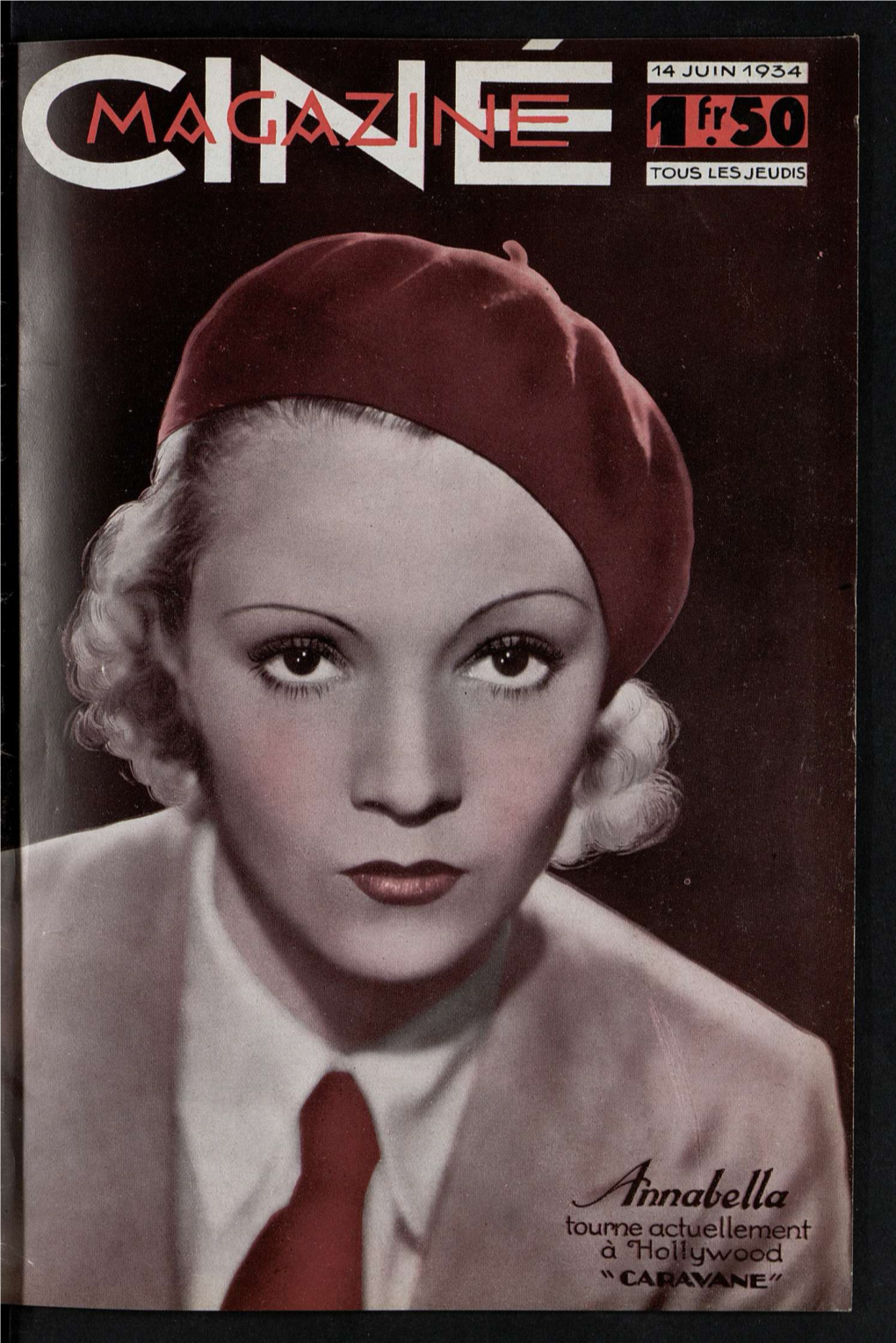 Cinémagazine 1934 N°09, 14/06/1934