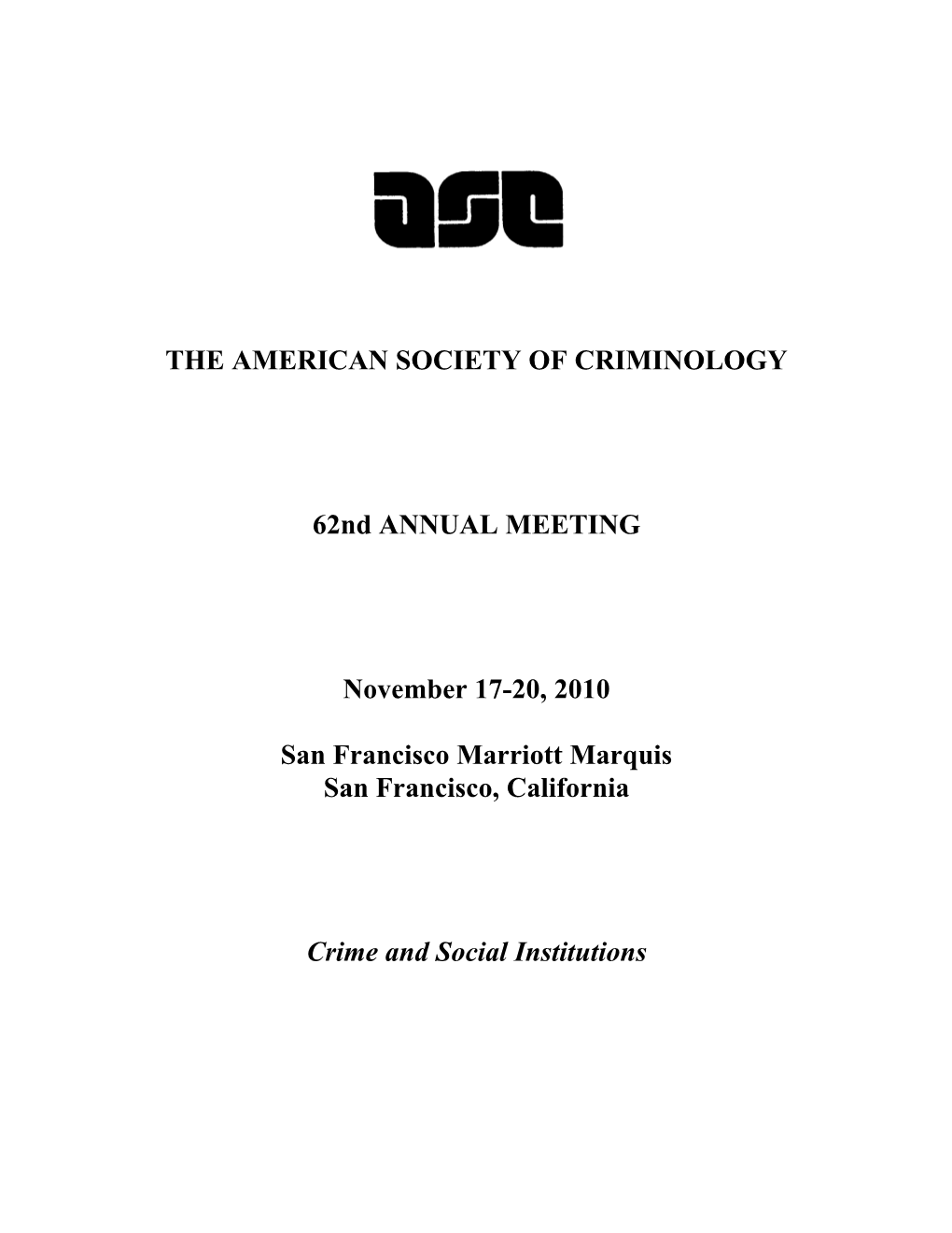 57Th Annual Meeting