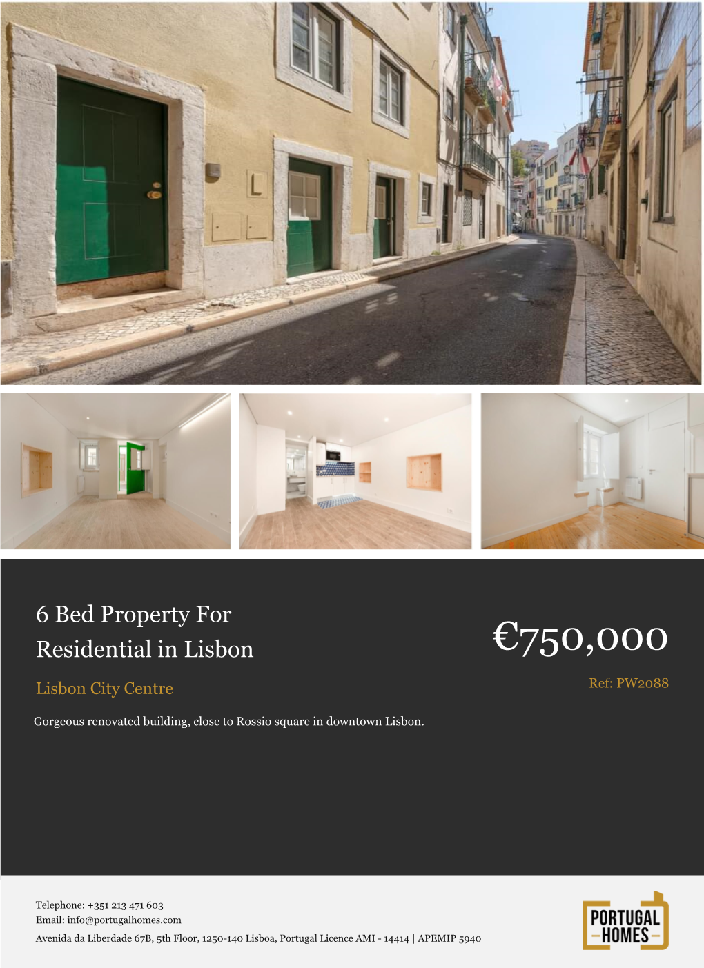 6 Bed Building for Sale in Lisbon, Portugal