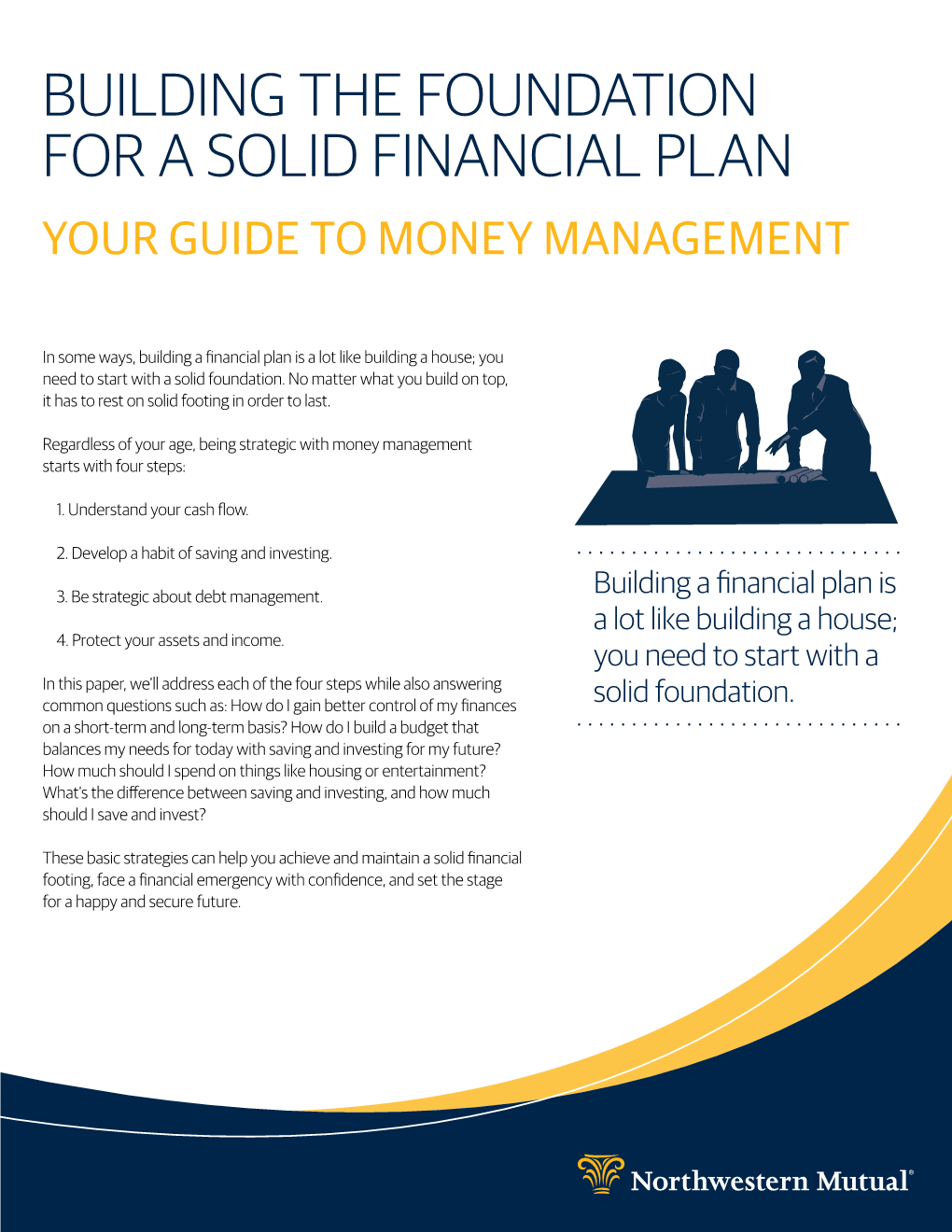 Building the Foundation for a Solid Financial Plan Your Guide to Money Management