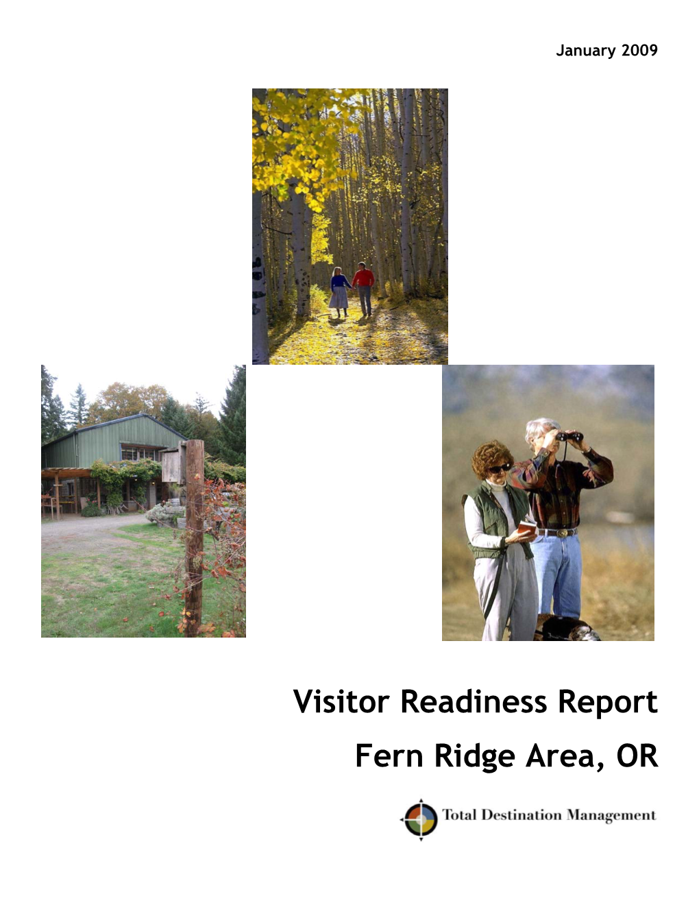 Visitor Readiness Report Fern Ridge Area, OR