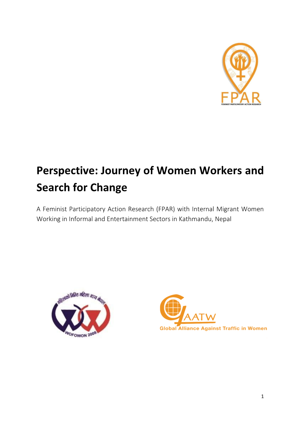 Perspective: Journey of Women Workers and Search for Change