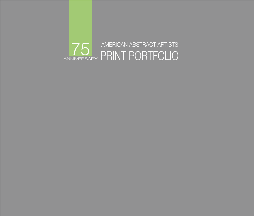PRINT PORTFOLIO Copyright 2013, the Ewing Gallery of Art and Architecture, the University of Tennessee, Knoxville