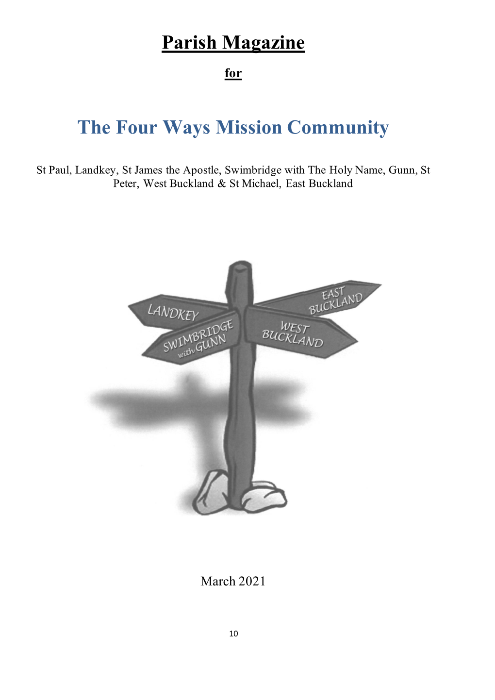 Parish Magazine the Four Ways Mission Community