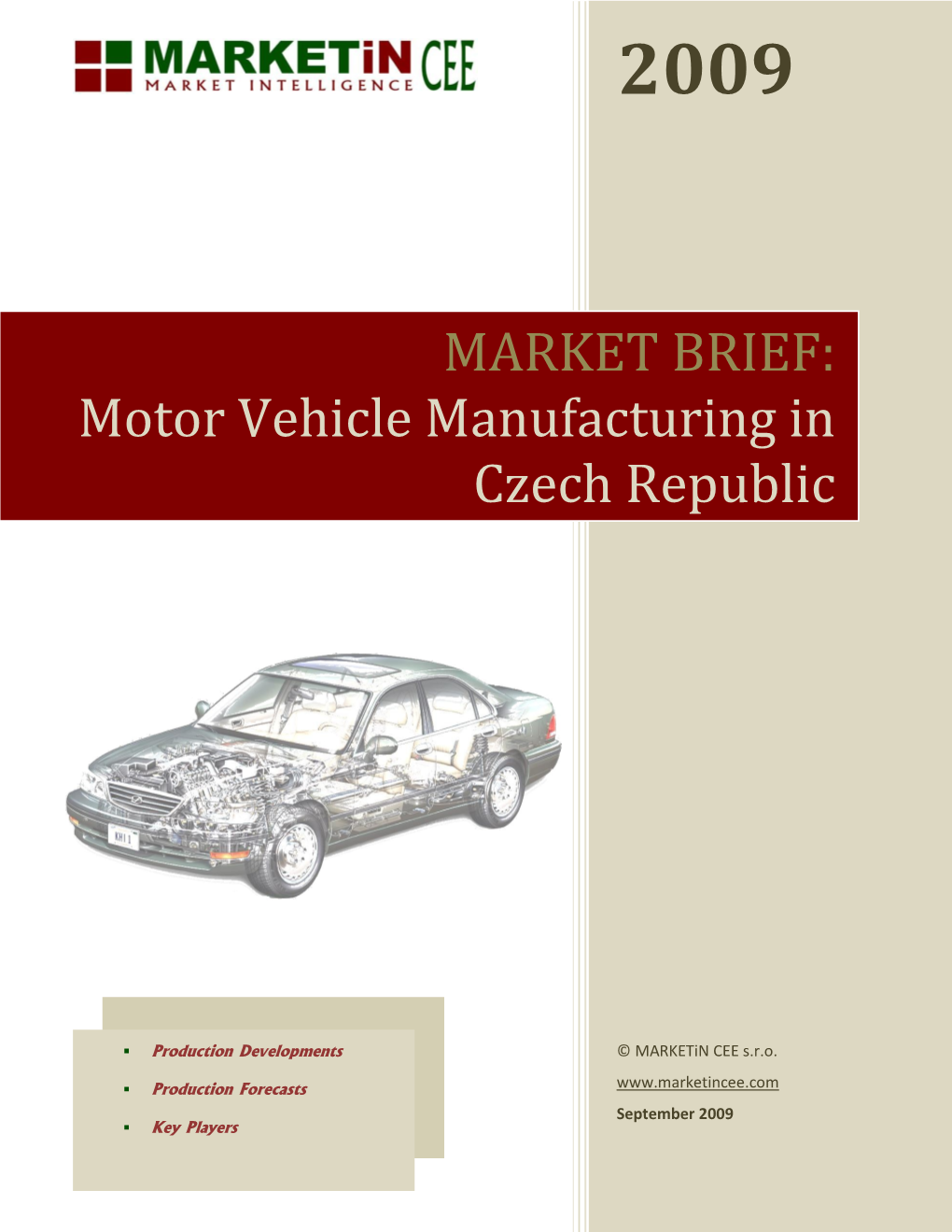 Motor Vehicle Manufacturing in Czech Republic
