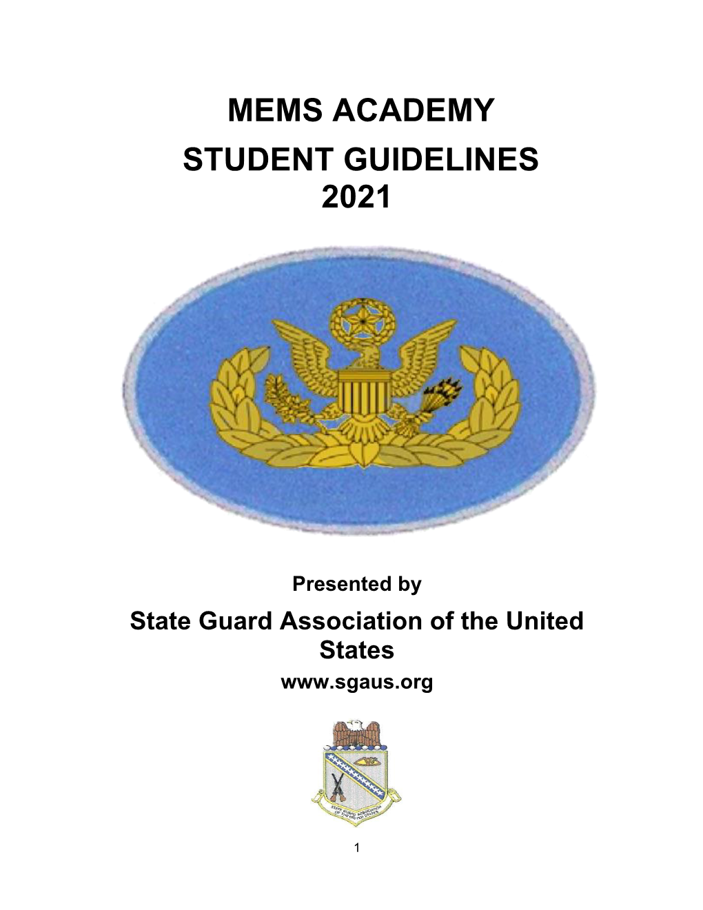 Mems Academy Student Guidelines 2021