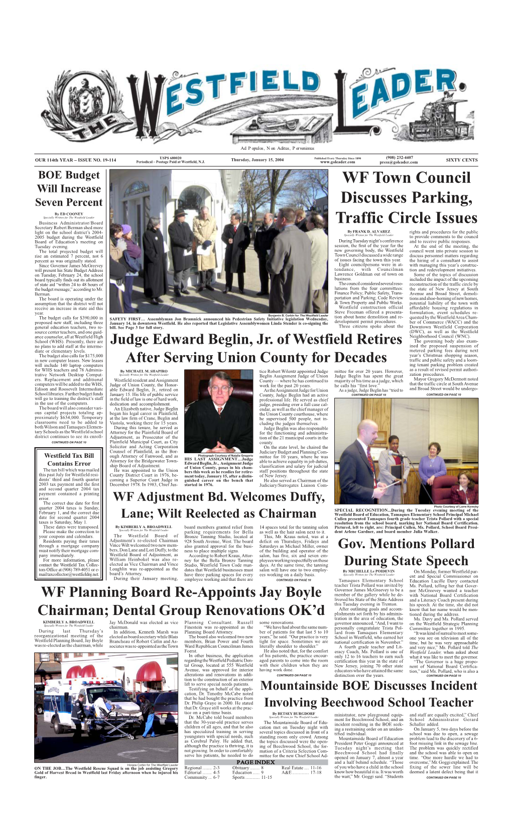 The Scotch Plains – Fanwood TIMES a WATCHUNG COMMUNICATIONS, INC