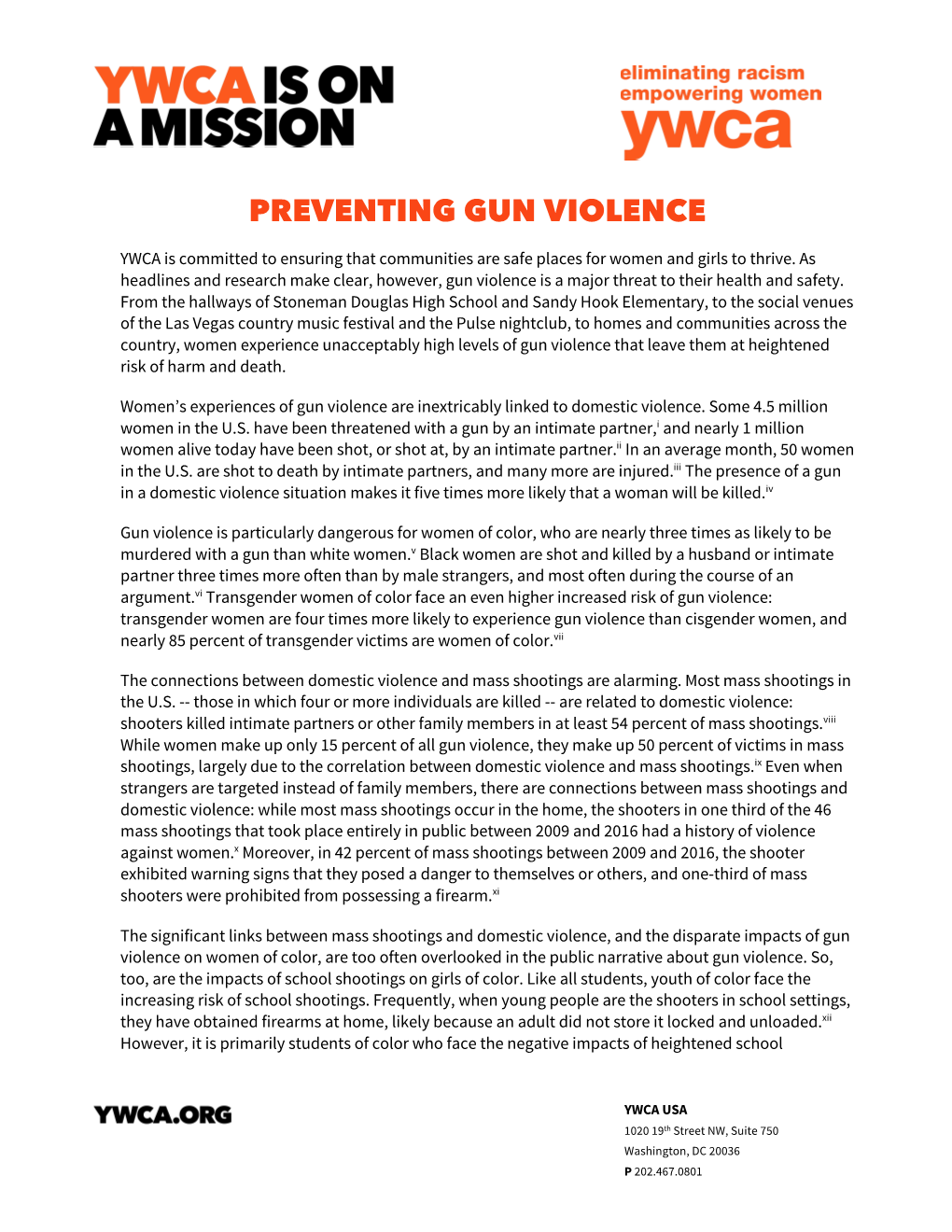 Preventing Gun Violence
