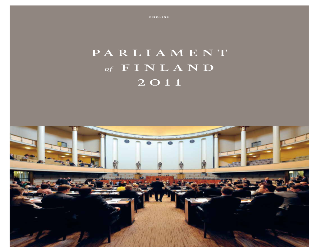 Parliament of Finland 2011 Annual Report