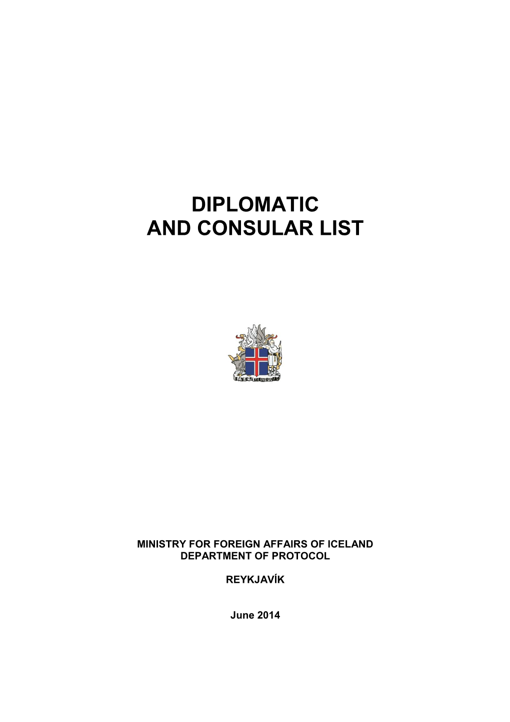 Diplomatic and Consular List