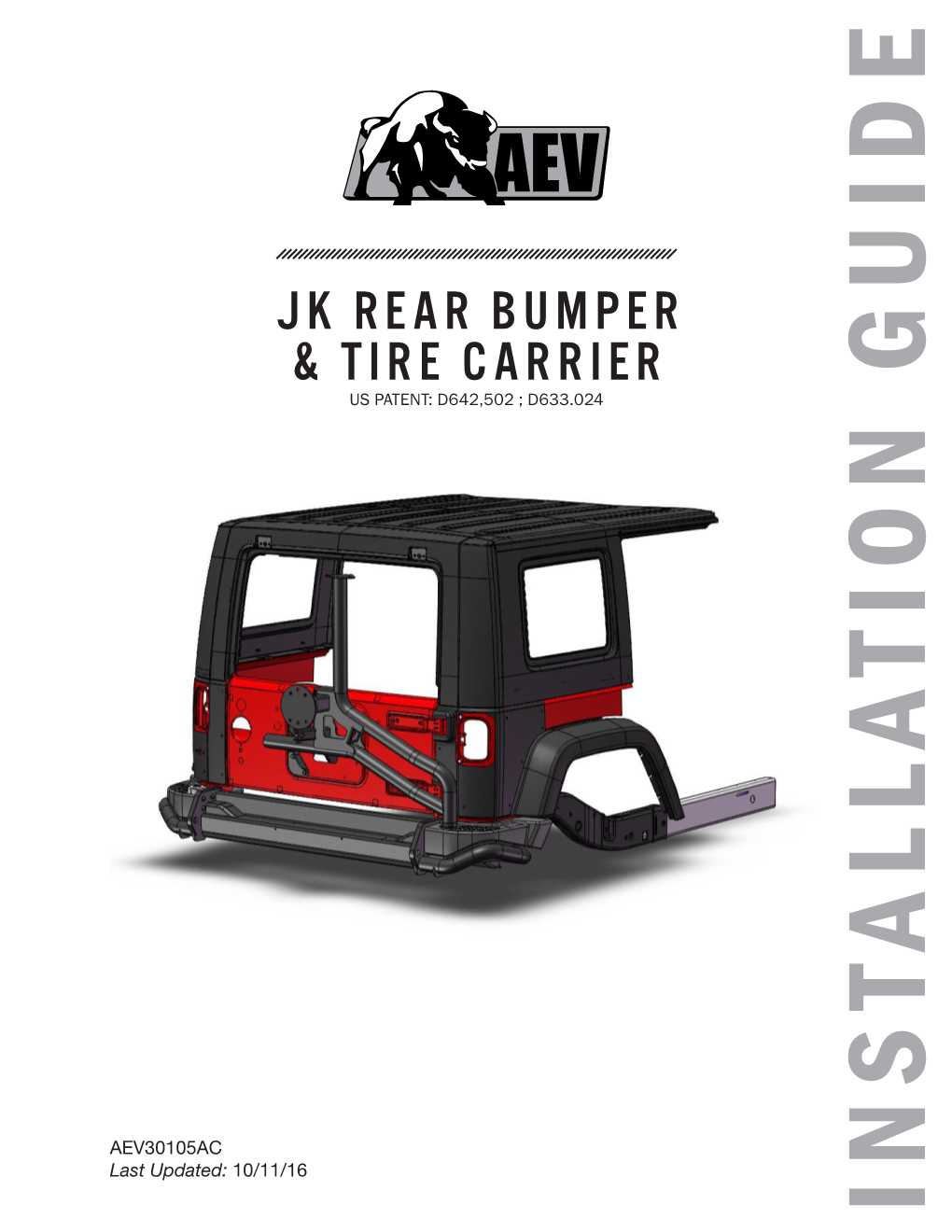 JK Rear Bumper & Tire Carrier