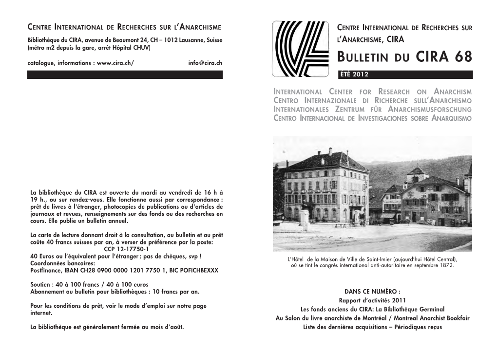 Bulletin N°68