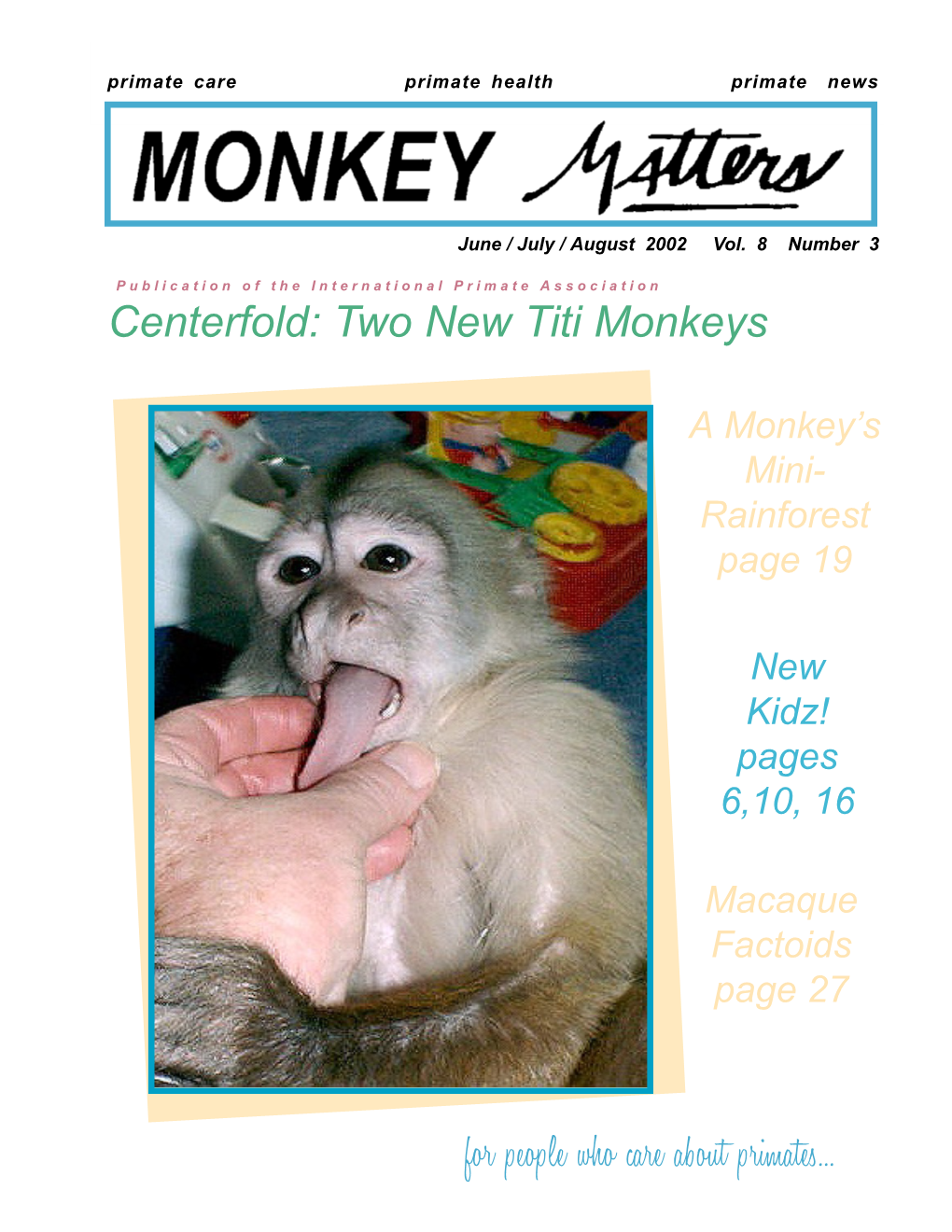 Monkey Matters Magazine
