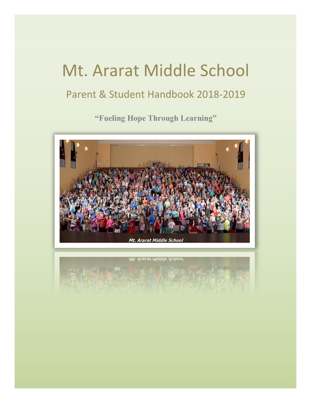 Parent & Student Handbook 2018-2019