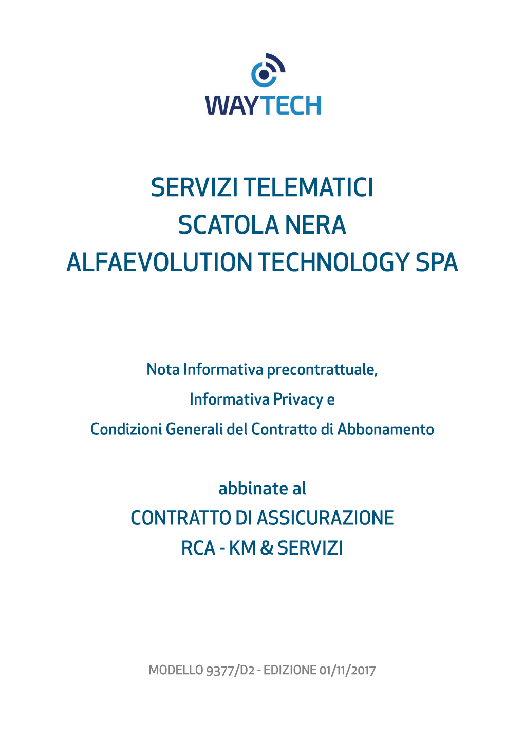 Servizi Telematici Scatola Nera Alfaevolution Technology Spa