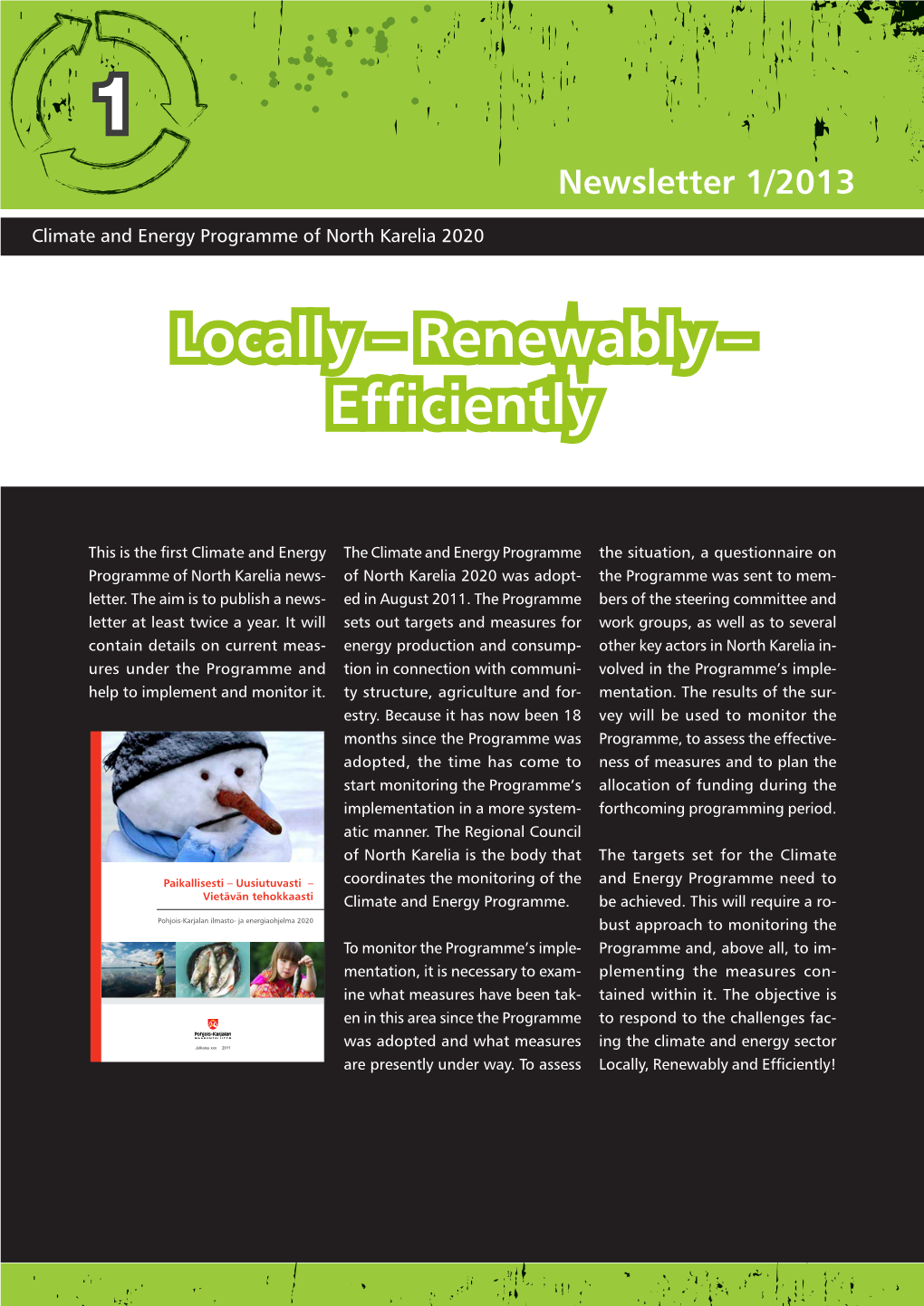 Locally – Renewably – Efficiently
