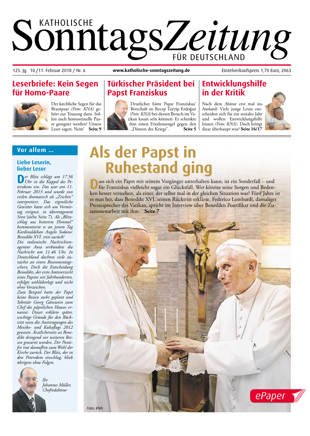 Als Der Papst in Ruhestand Ging