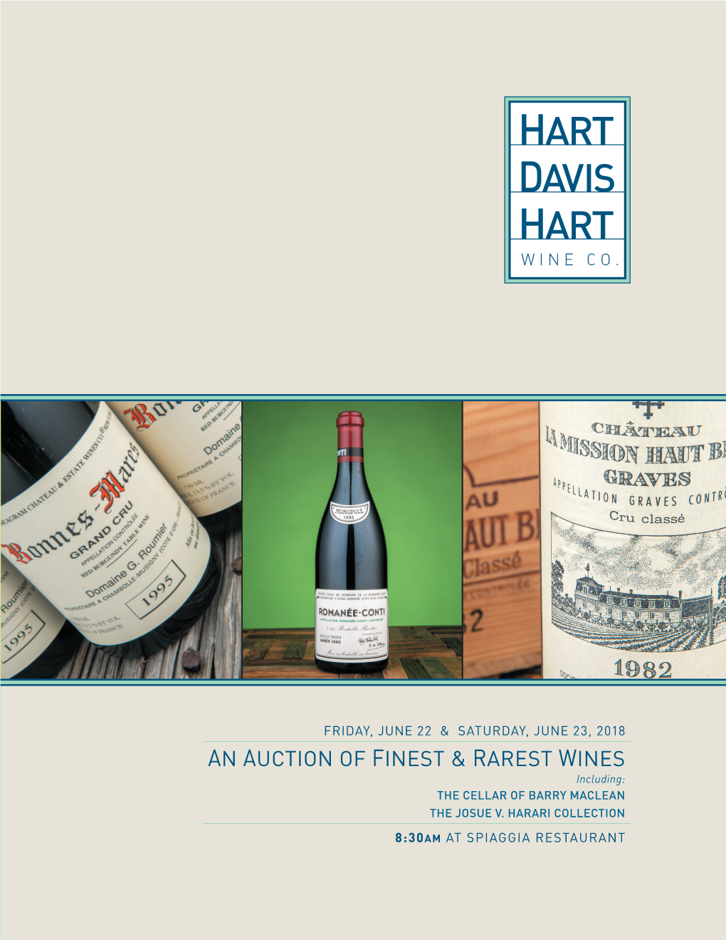 An Auction of Finest & Rarest Wines