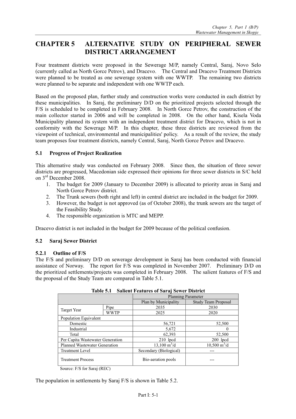 Chapter5 Alternative Study on Peripheral Sewer