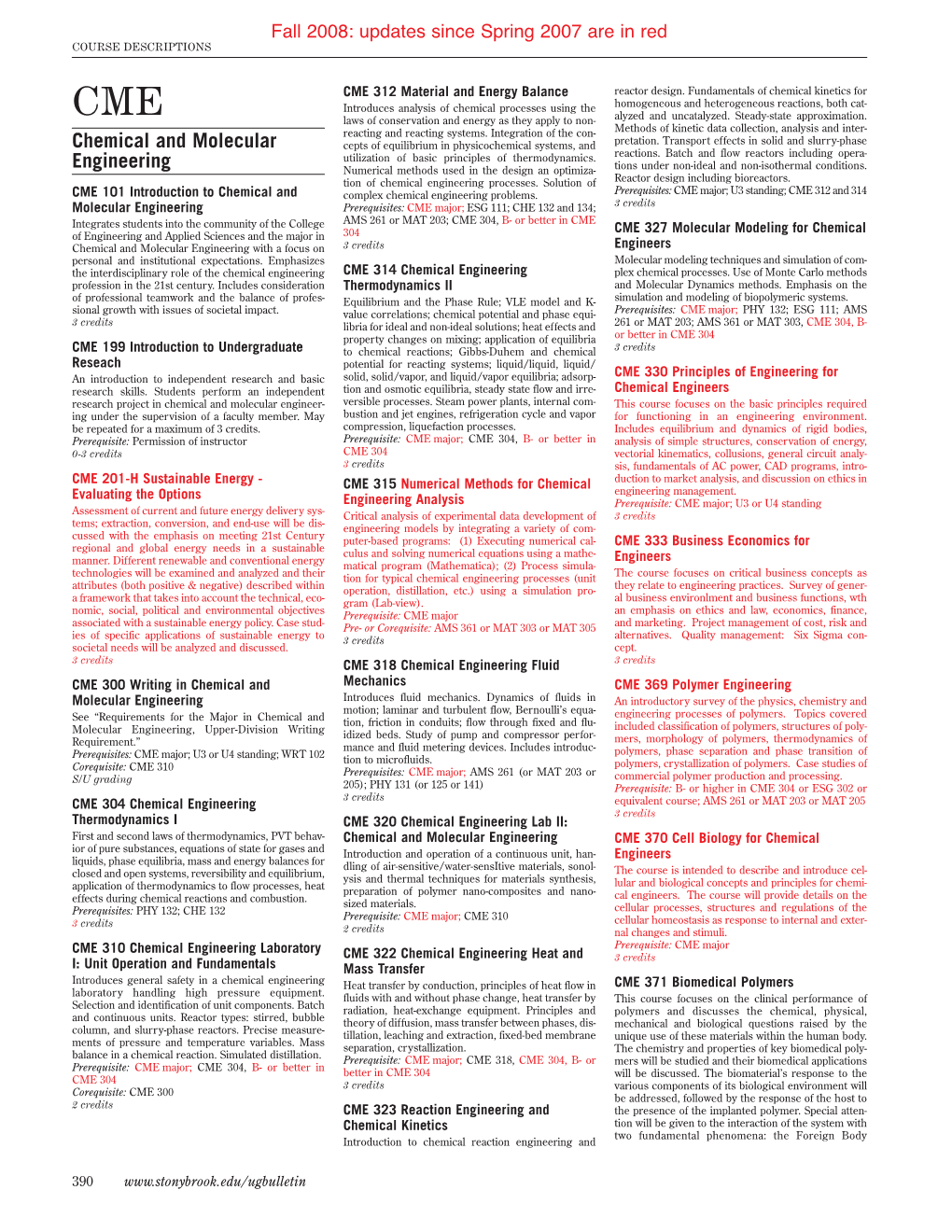 CME (Chemical and Molecular Engineering)