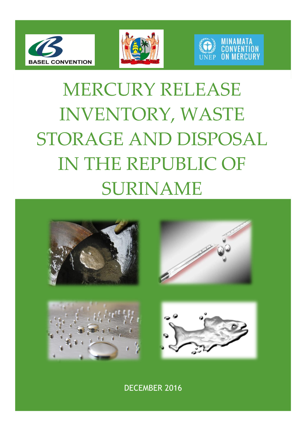 National Inventory of Mercury Releases in the Republic of Suriname