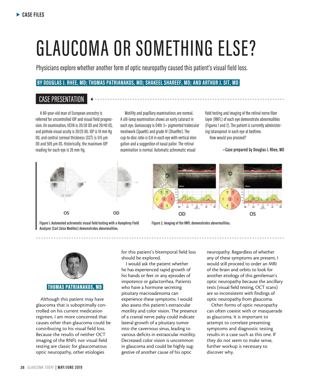 GLAUCOMA OR SOMETHING ELSE? SOMETHING OR GLAUCOMA Causes Other Than Glaucoma Could Be Could Glaucoma Than Other Causes Loss